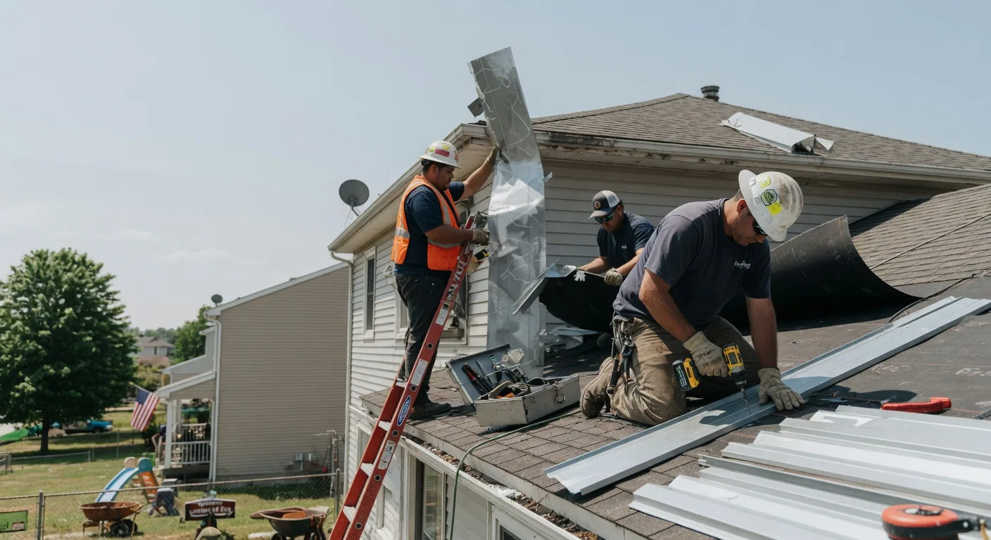 Storm Damage Metal Roof Repair in Artemas, PA